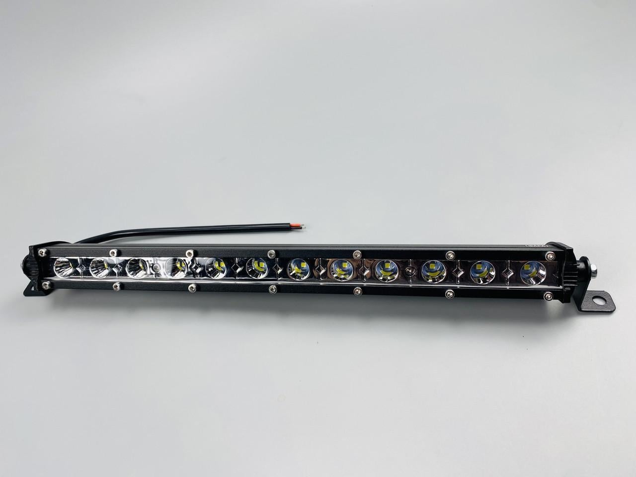 Фара Led прямокутна 36W плоска 12 діоди chip 3030 IP68 33,8х5х3 см