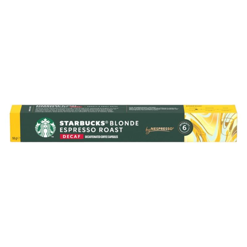 Кофе в капсулах STARBUCKS Nespresso Blonde Espresso Roast Decaf 10 шт.