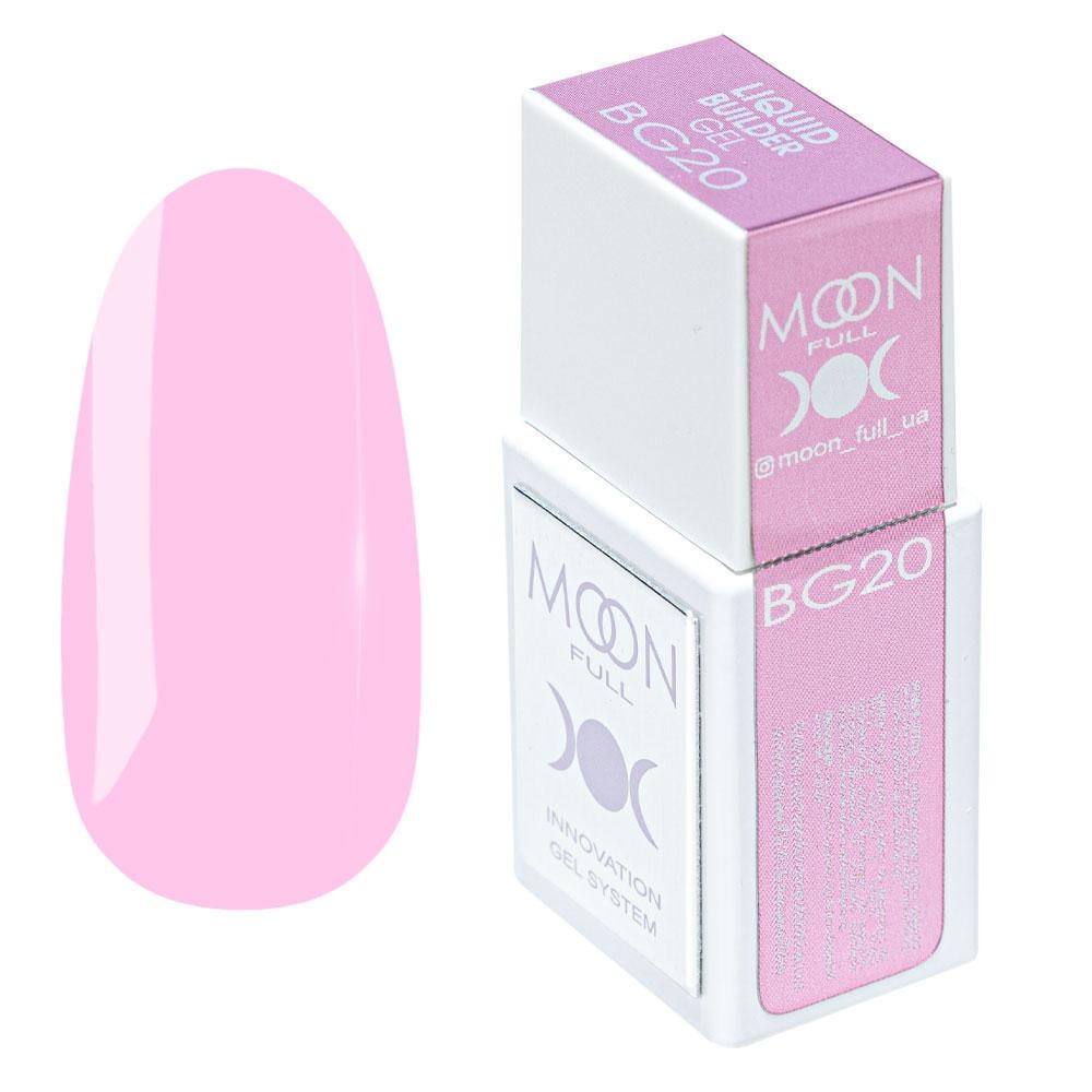 Гель для наращивания моделирующий Moon Full Liquid Builder Gel №BG20 15 мл