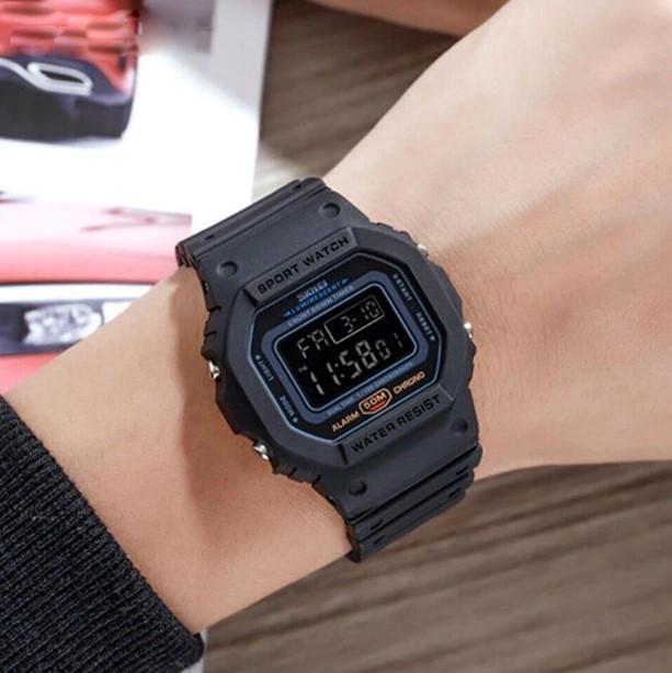 Наручные часы мужские Skmei военные электронные противоударные водонепроницаемые с подсветкой Черный (1628) - фото 10 Наручные часы мужские Skmei военные электронные противоударные водонепроницаемые с подсветкой Черный (1628) - фото 10