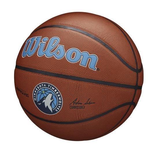 М'яч баскетбольний Wilson NBA Team Alliance Bskt Min Timber 7 Amber (WTB3100XBMIN) - фото 2 М'яч баскетбольний Wilson NBA Team Alliance Bskt Min Timber 7 Amber (WTB3100XBMIN) - фото 2