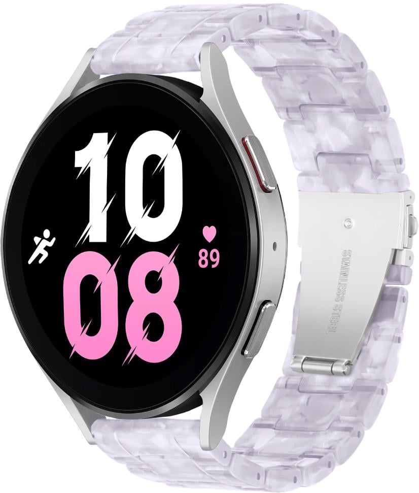 Ремешок из Cмолы Resin для Galaxy Watch 5 44 мм Pearl (29634-6C)