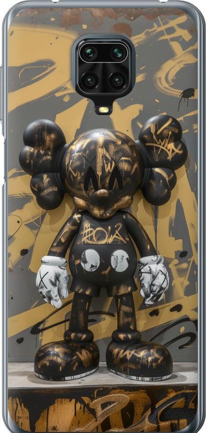 Чехол на Xiaomi Redmi Note 9 Pro Bronze kaws (6097t-1911-42517)