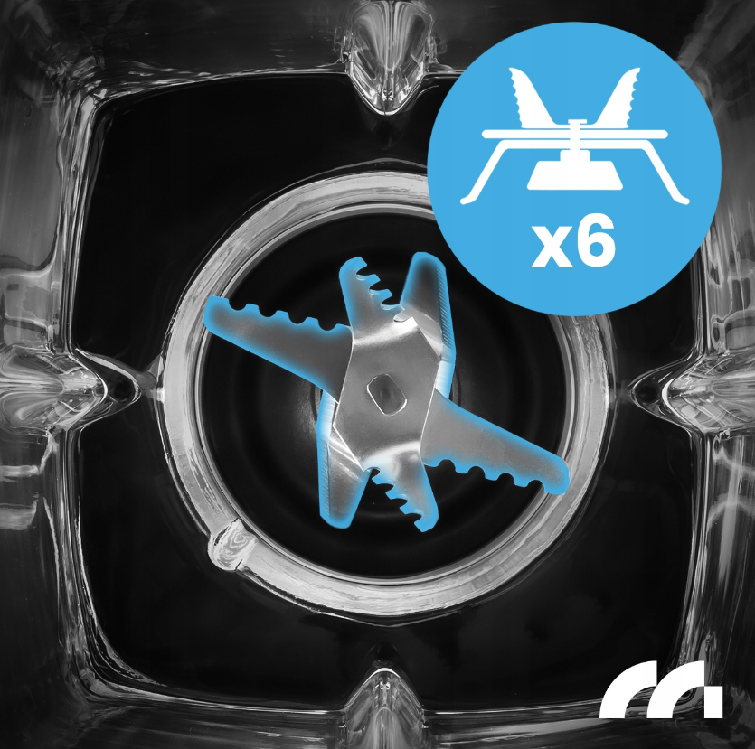 Блендер із чашею Maltec 1,6 л 1800 Вт - фото 8