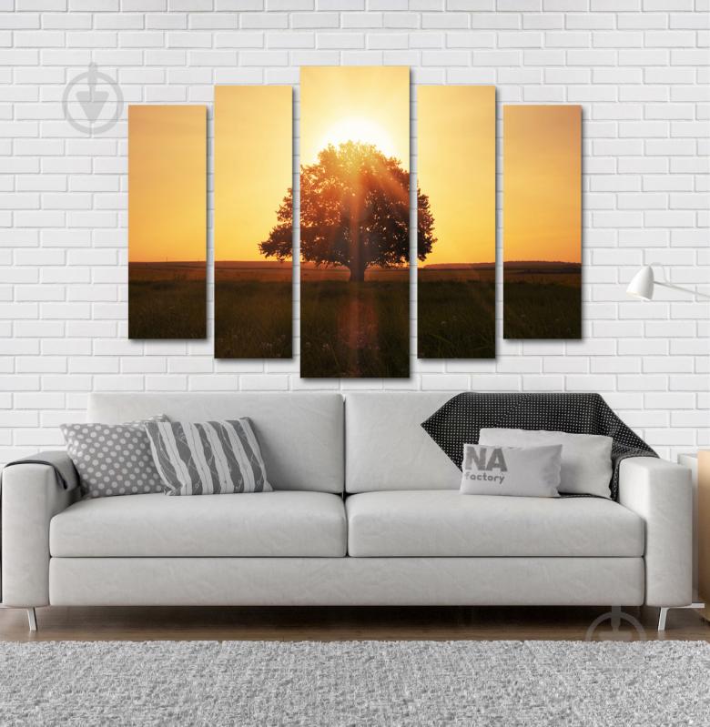 Модульна картина Poster-land Дерево Захід Art-38_5
