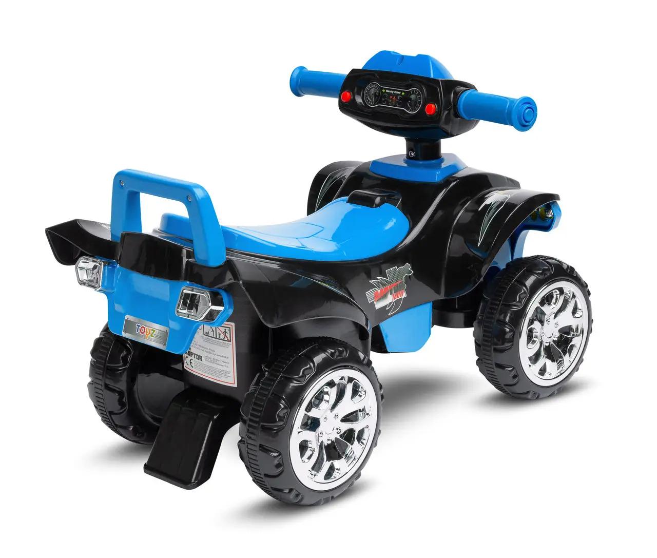 Машинка для катания Caretero Toyz Mini Raptor 60х42х36 см Синий (528769) - фото 4