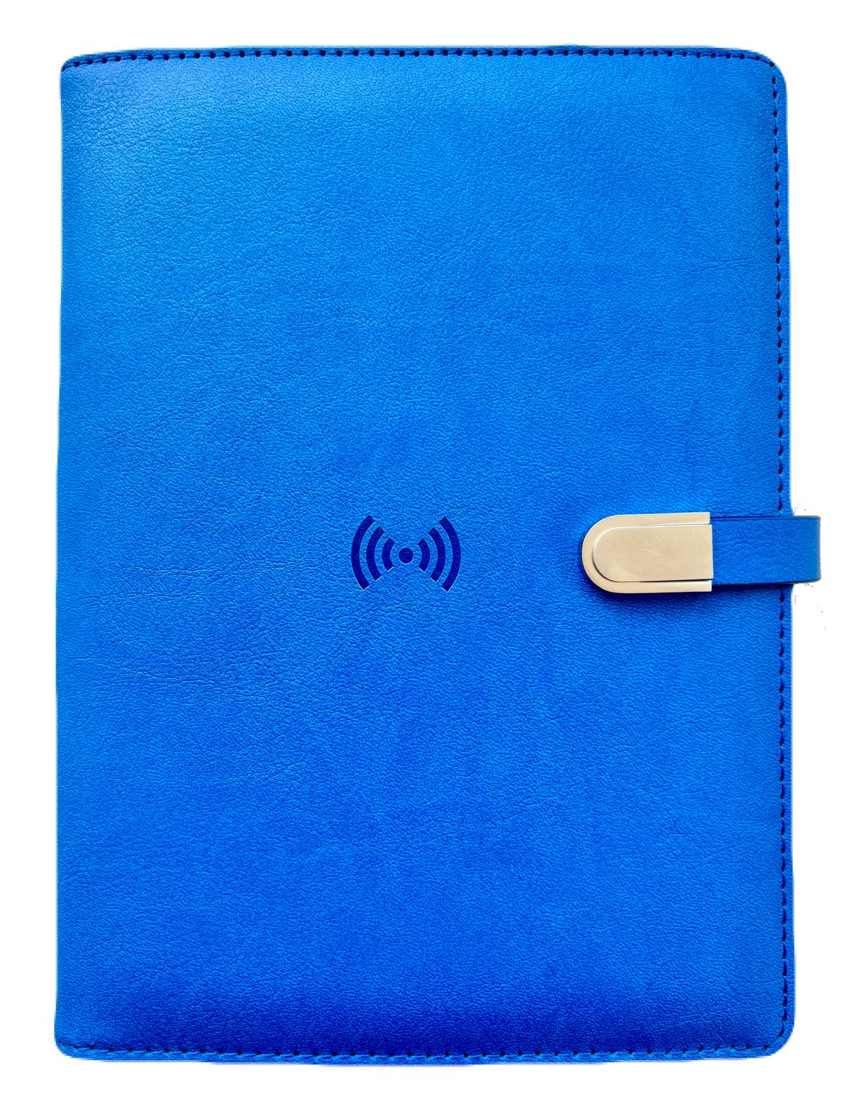 Блокнот-дневник AB tech Colorful с беспроводной зарядкой/Power Bank и USB flash 16 Gb Светло-синий - фото 6 Блокнот-дневник AB tech Colorful с беспроводной зарядкой/Power Bank и USB flash 16 Gb Светло-синий - фото 6