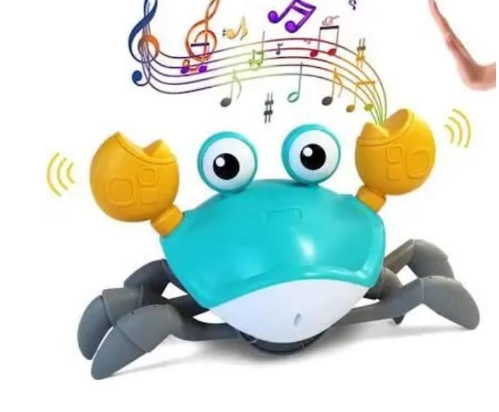 Интерактивная игрушка Краб робот со звуковыми эффектами Голубой (24984744) - фото 4 Интерактивная игрушка Краб робот со звуковыми эффектами Голубой (24984744) - фото 4