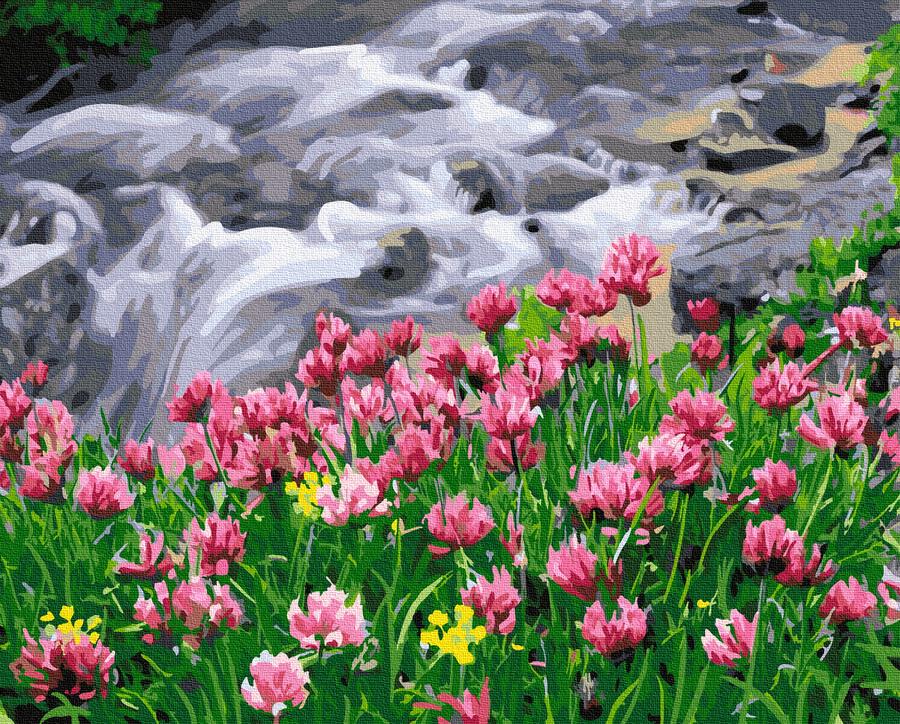 Картина по номерам Цветущий водопад (GX38045)