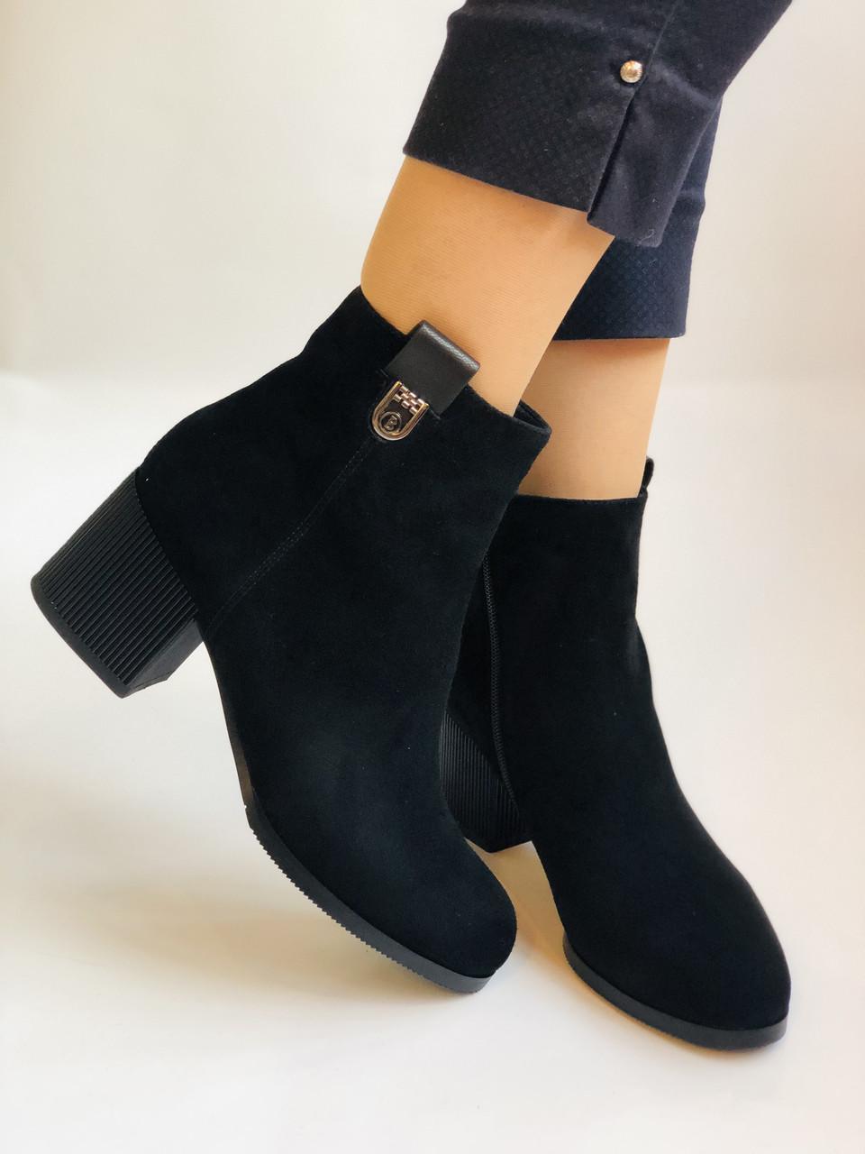 Ботильоны женские осенние Nadi Bella р. 38 24,5 см Черный (2292) - фото 2 Ботильоны женские осенние Nadi Bella р. 38 24,5 см Черный (2292) - фото 2