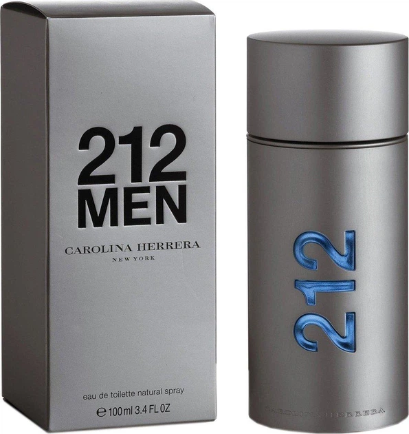 Туалетна вода для чоловіків аромат схожий на Carolina Herrera 212 Man 100 мл