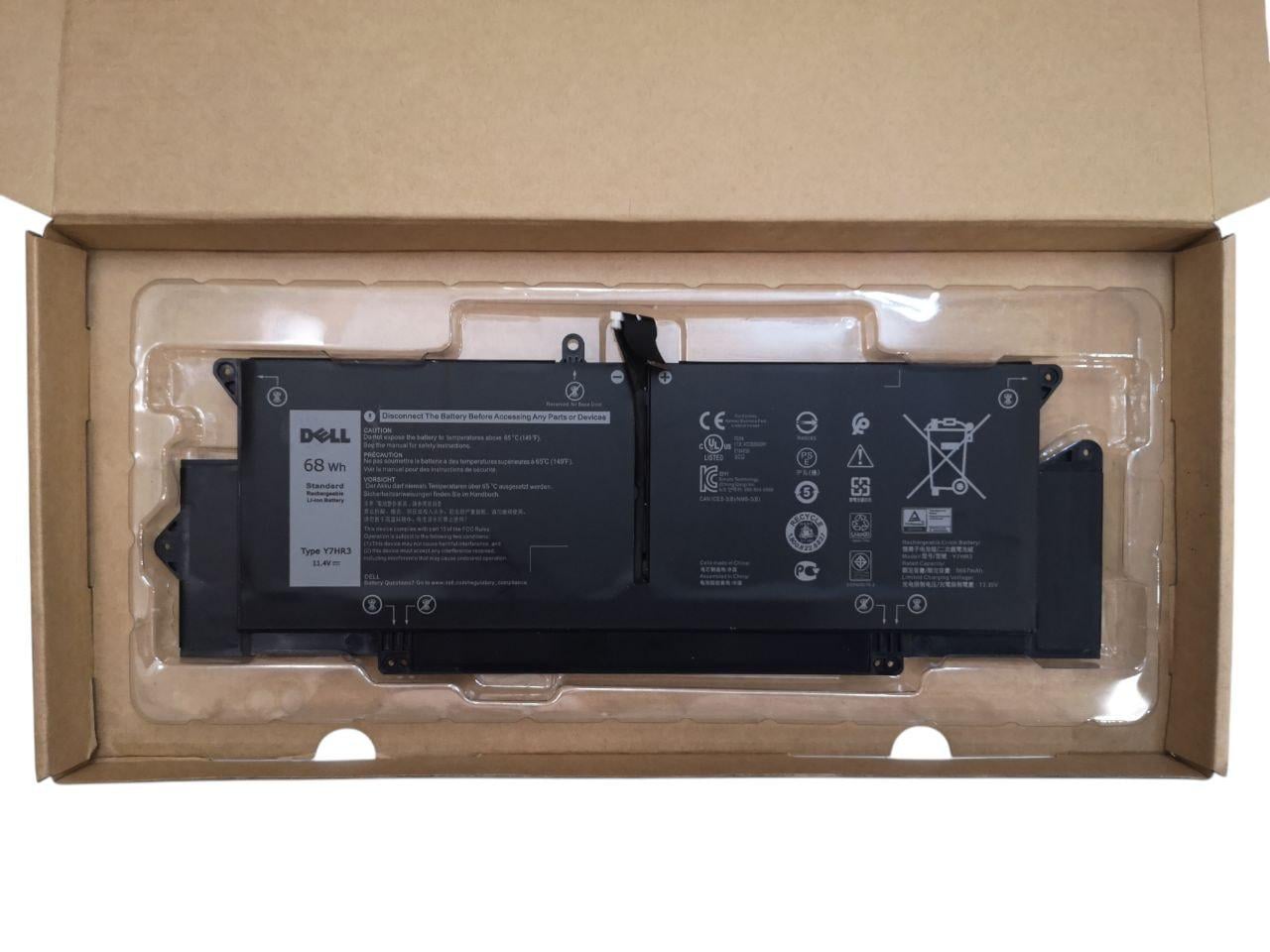 Аккумулятор для DELL Latitude 14 7310/7410 Series Laptop 2в1/35J09/WY9MP/XMV7T/Y7HR3 68Wh 5667 mAh (000014564)