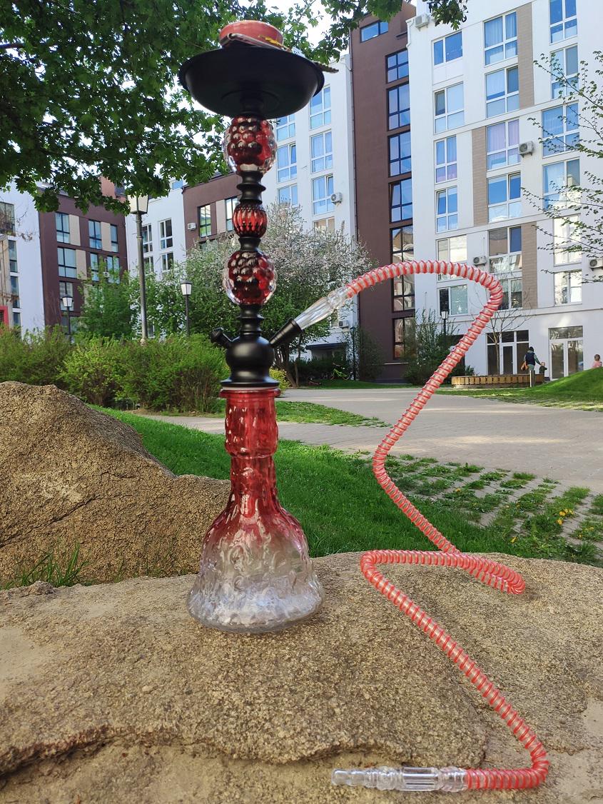 Кальян Hookah Kisma  55 см на 1 персону Red