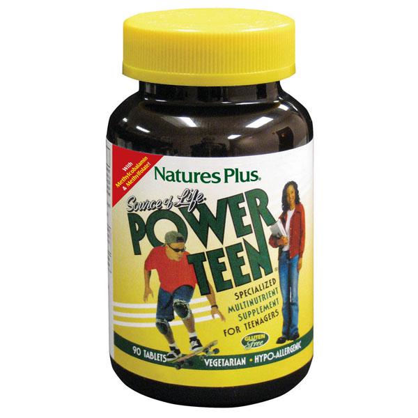 Мультивитамины для подростков Power Teen Natures Plus 90 таблеток (NTP29991) - фото 1