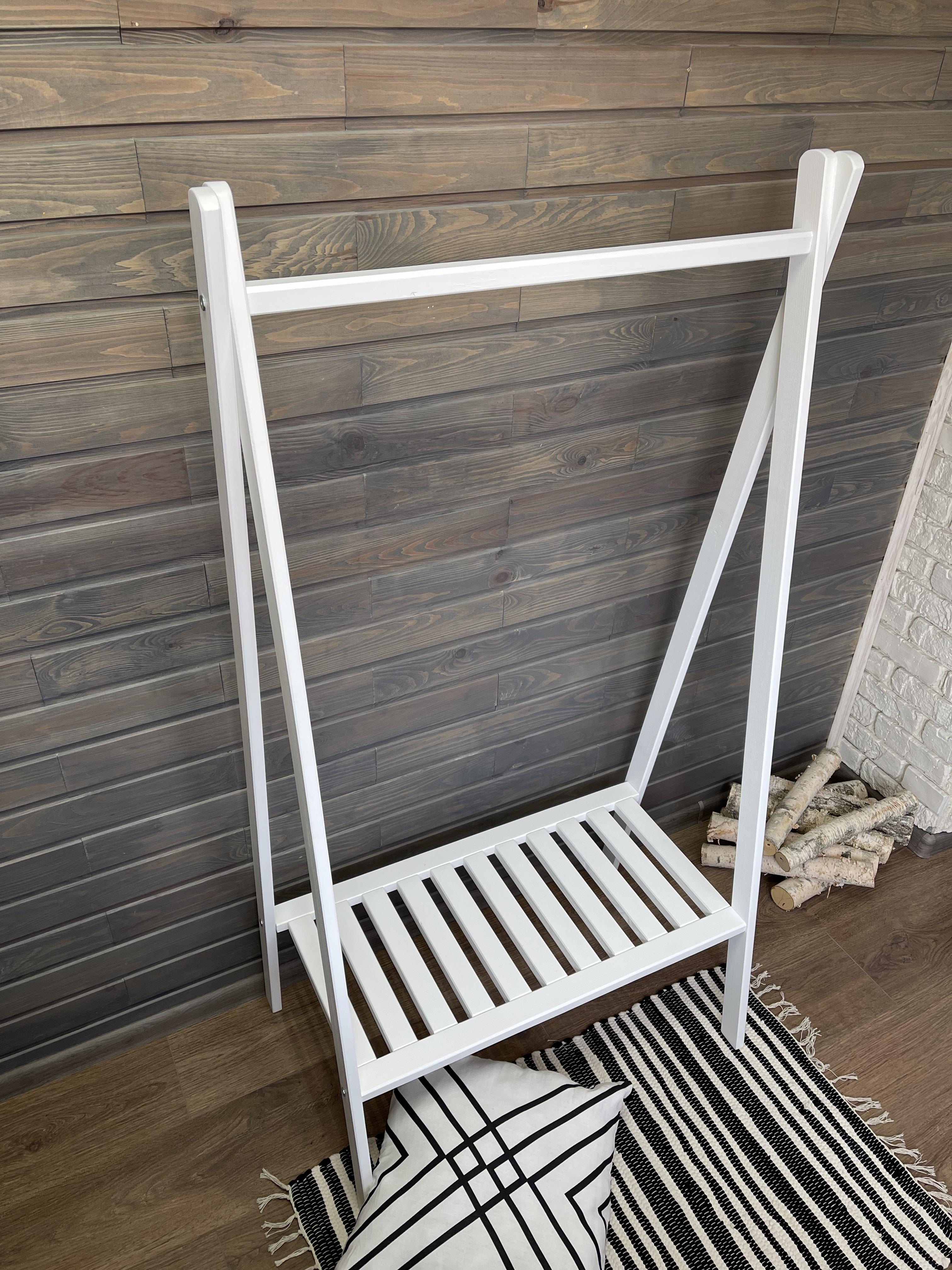 Стойка для одежды напольная деревянная 80х50х148 см (id_250) - фото 6 Стойка для одежды напольная деревянная 80х50х148 см (id_250) - фото 6