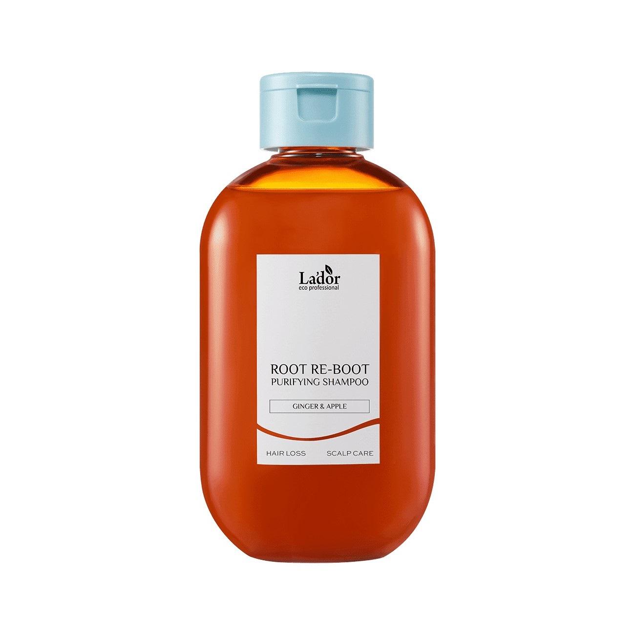 Шампунь для чувствительной кожи головы Lador Root Re-Boot Purifying Shampoo Ginger&Apple 300 мл (8808033021779)