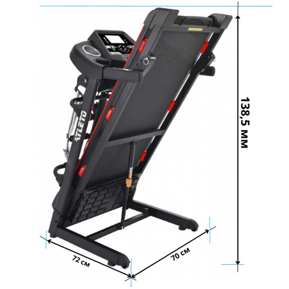 Бігова доріжка Atleto A2 електрична з масажером 115х42 см Чорний (132-76-50000002) - фото 10 Бігова доріжка Atleto A2 електрична з масажером 115х42 см Чорний (132-76-50000002) - фото 10