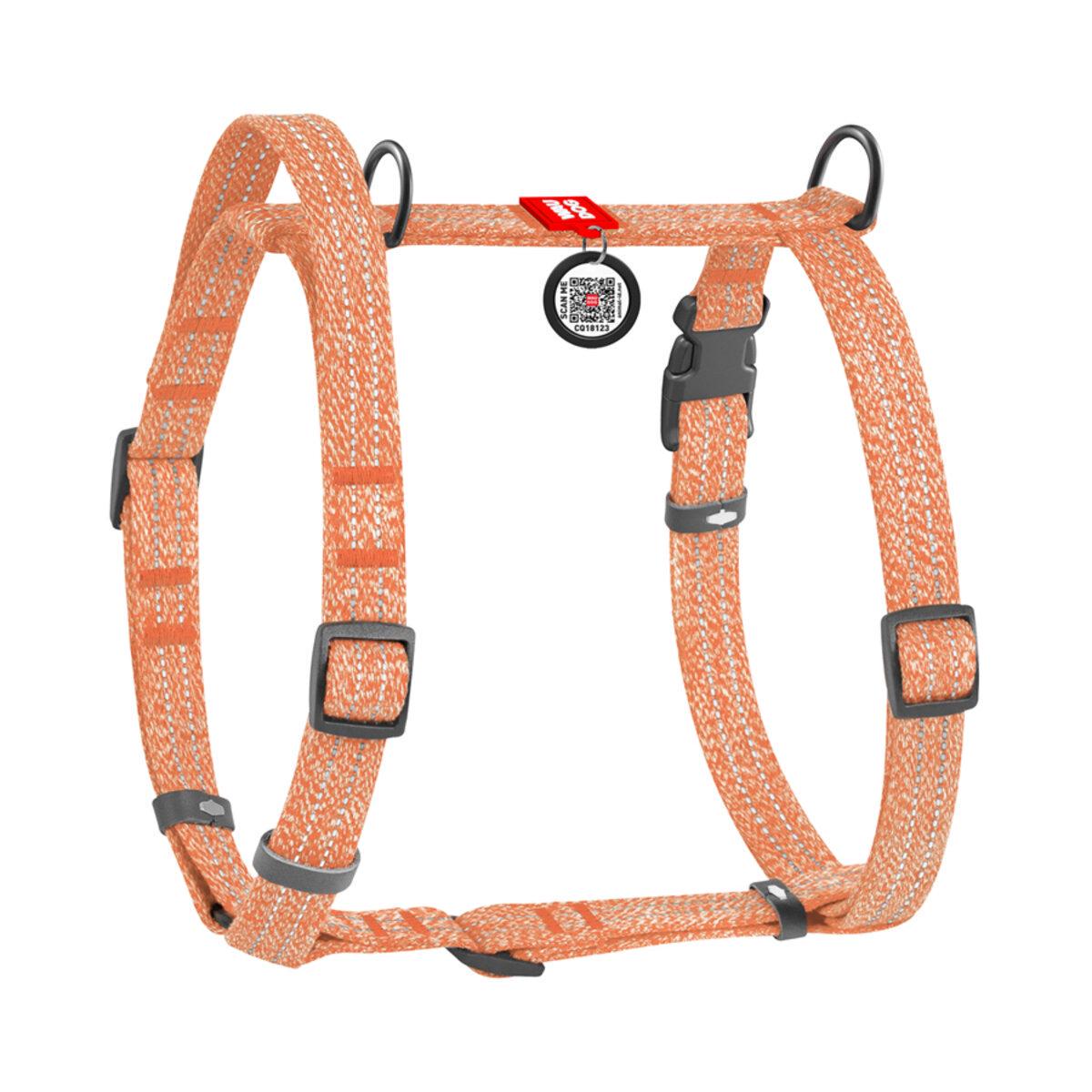 Шлея для собак анатомічна Waudog Re-cotton з QR-паспортом/світловідбивна L 25 мм х 60-85 см х 60-100 см Помаранчевий (25934 Col) Шлея для собак анатомічна Waudog Re-cotton з QR-паспортом/світловідбивна L 25 мм х 60-85 см х 60-100 см Помаранчевий (25934 Col)