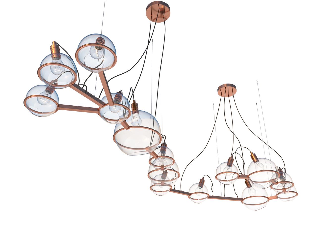 Люстра Pikart Lights Scorpio Созвездие Скорпиона 20900 Медный (1692307818)