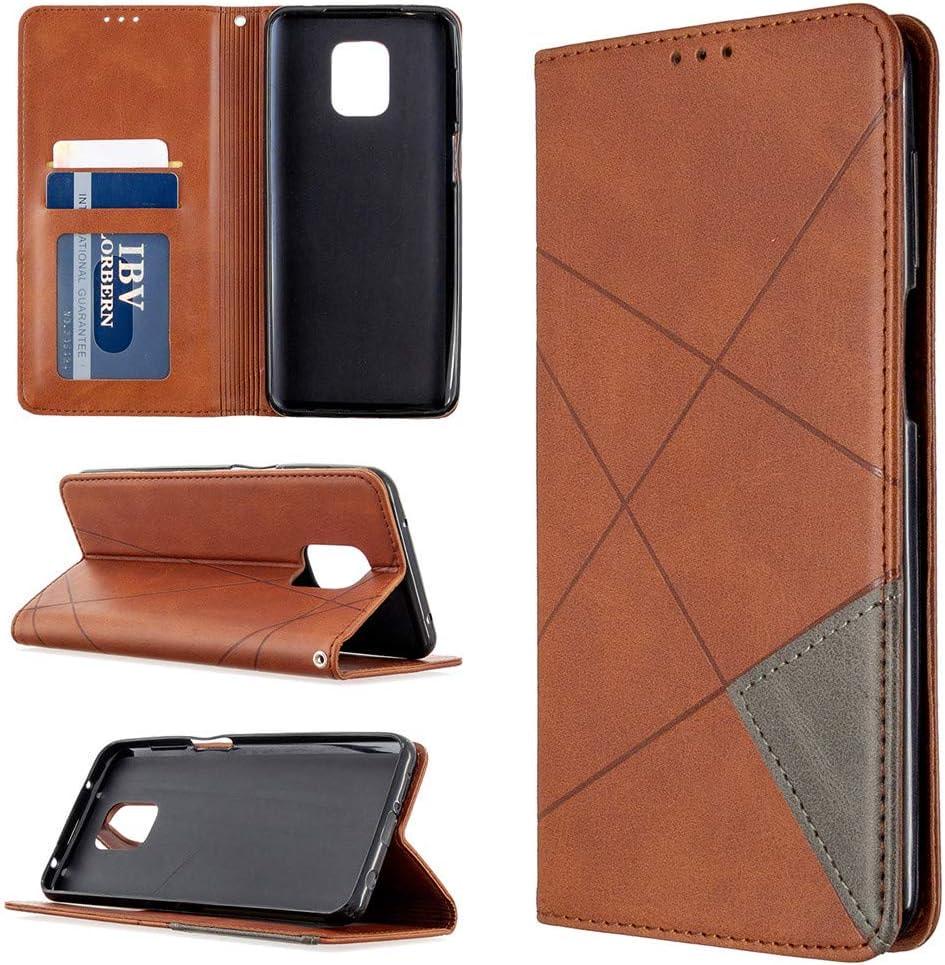 Чехол книжка SHLab Prisma Xiaomi Redmi Note 9S Brown (36336-30)