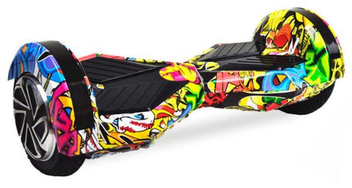 Гіроборд Smart Balance lambo U6 Самобаланс 8" Графіті жовтий