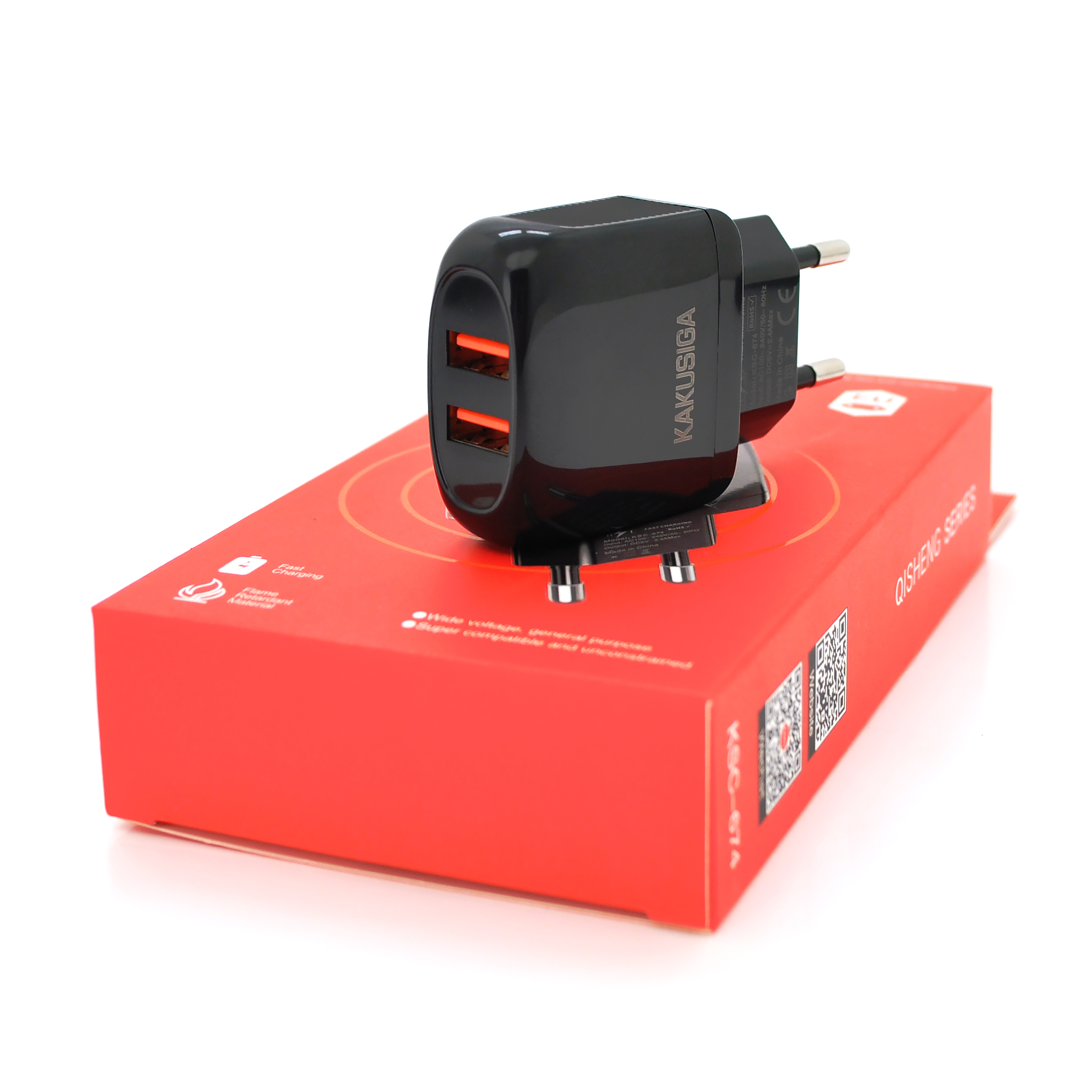 Зарядное устройство для iKaku KSC-674 QISHENG 2 USB (26441865) Зарядное устройство для iKaku KSC-674 QISHENG 2 USB (26441865)
