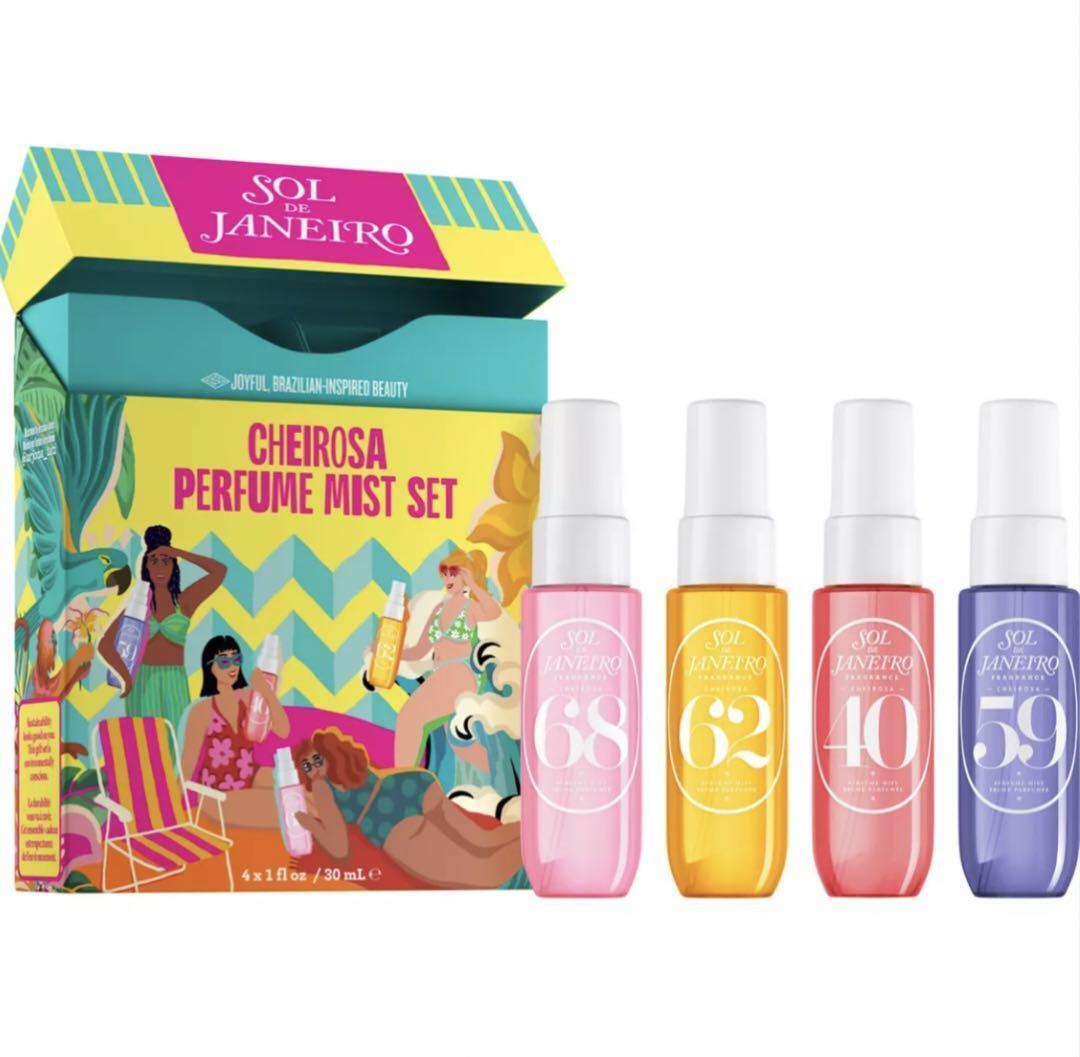 Набор спреев для тела и волос Sol de Janeiro Cheirosa Perfume Mist Set 4х30 мл