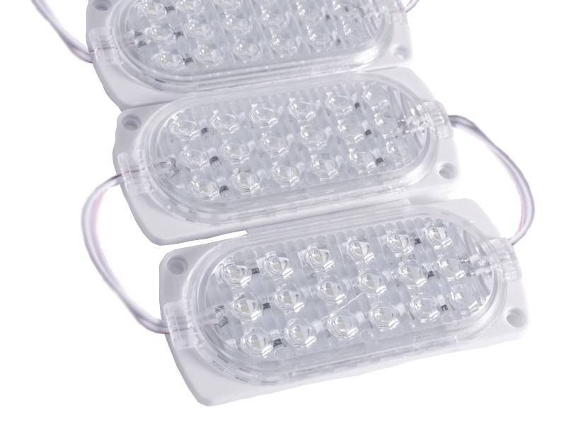 Світлодіодний модуль 12 В SMD2835 18 LED IP65 6000K холодний білий (4990) - фото 2