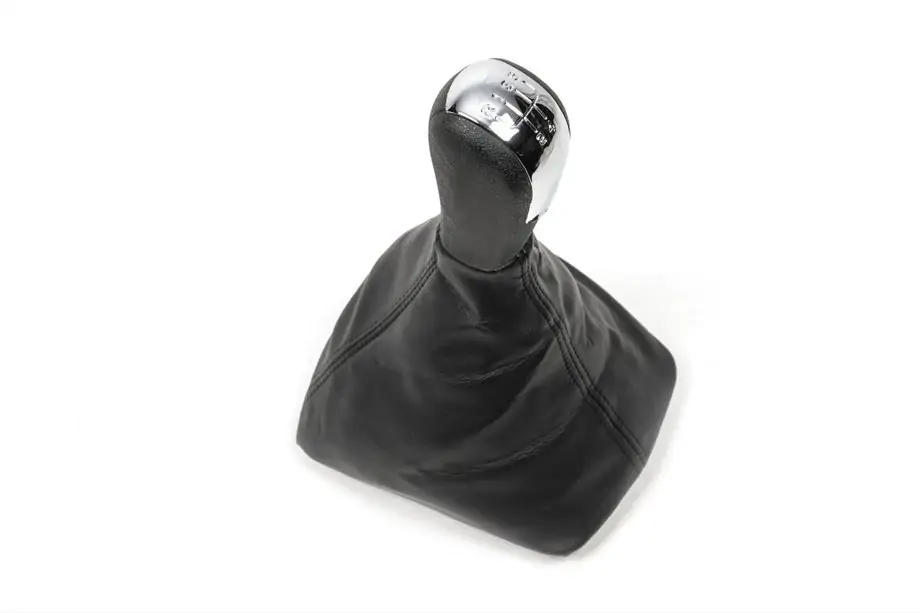 Ручка и чехол КПП Skoda Octavia A5 2010 хром вставка 5-ступенчатая (29--51-- 011018-4323)