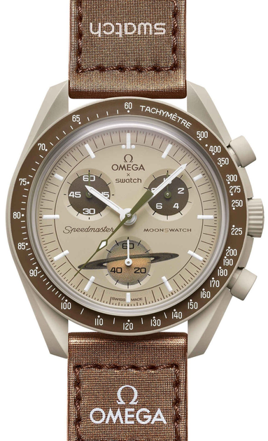 Наручний годинник Swatch x Omega Bioceramic MoonSwatch Collection Mission to Saturn (SO33T100)