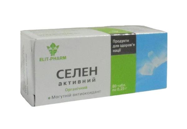 Биодобавка Элит-фарм Селен активный 80 табл. (1004683556)