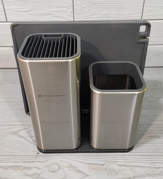 Набір кухонного приладдя Edenberg з ножами на підставці (EB-3615) - фото 4 Набір кухонного приладдя Edenberg з ножами на підставці (EB-3615) - фото 4