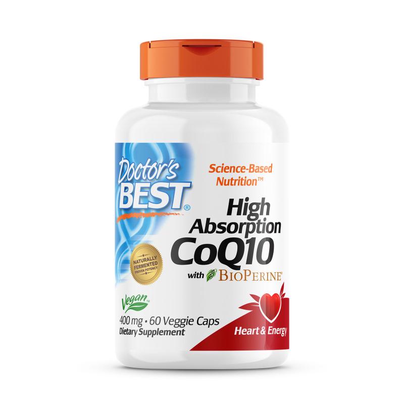Натуральна добавка Doctor's Best CoQ10 BioPerine 400 мг 60 вегакапс. (5317) Натуральна добавка Doctor's Best CoQ10 BioPerine 400 мг 60 вегакапс. (5317)