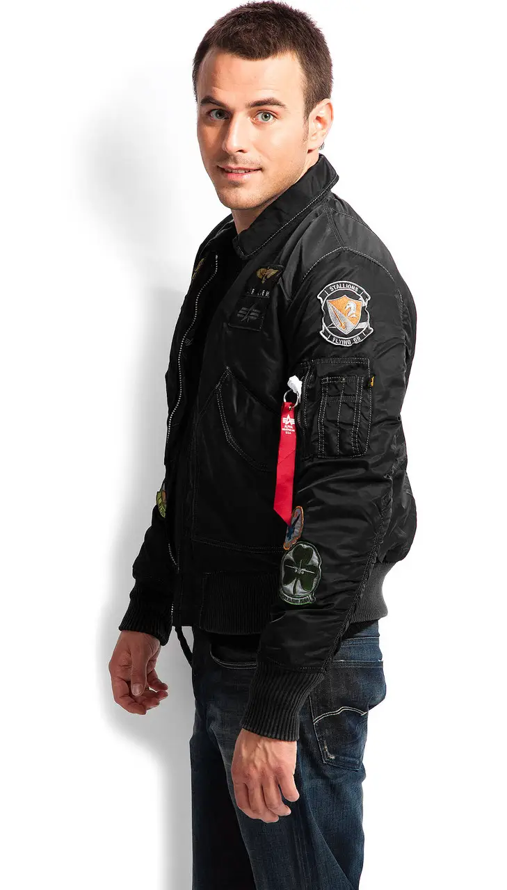 Бомбер Alpha Industries CWU Pilot X Jacket L Sage/Black (MJC38014C1BL) - фото 7