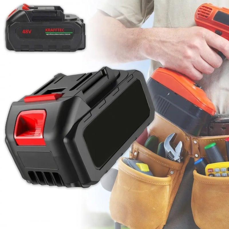 Батарея аккумуляторная KRAFFTEC для электроинструментов 48V 1500 mAh (tf6763) - фото 2 Батарея аккумуляторная KRAFFTEC для электроинструментов 48V 1500 mAh (tf6763) - фото 2