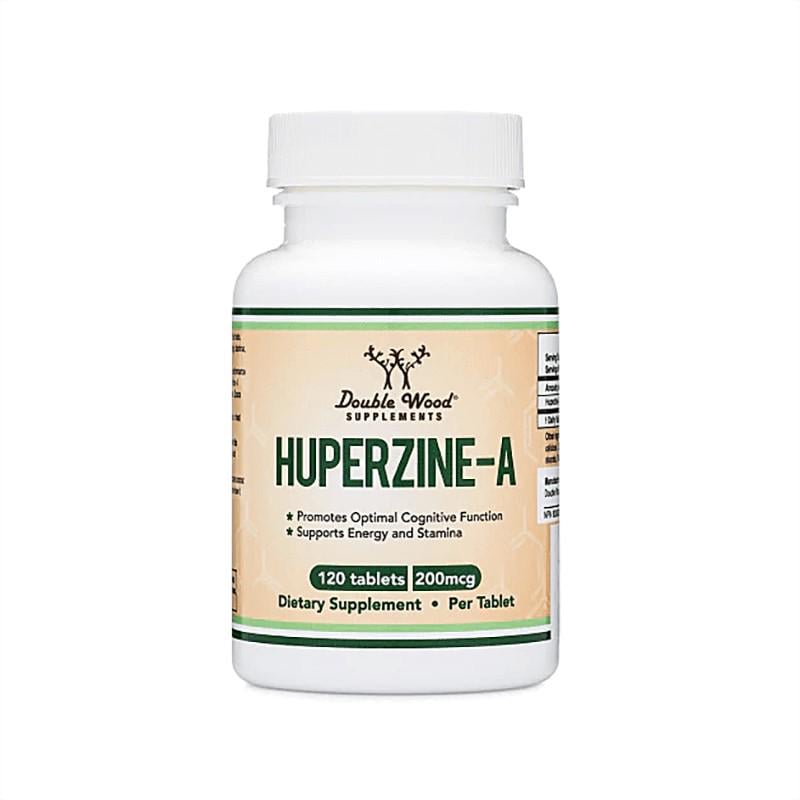 Вітамини А Double Wood Huperzine A 200 mcg, 120 tabl