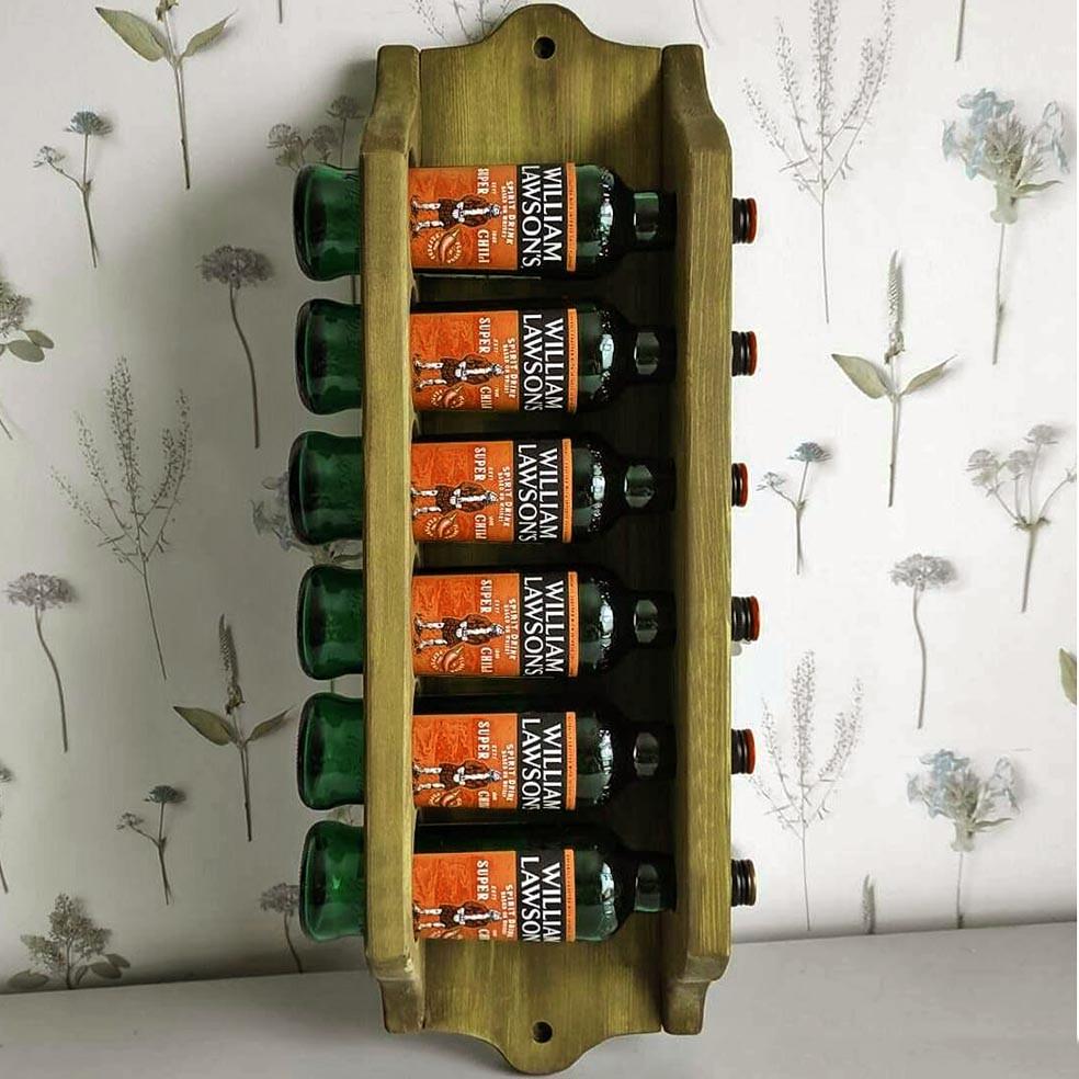 Полка для вина настенная из дерева Отофу Мускат (ПНК-013307)