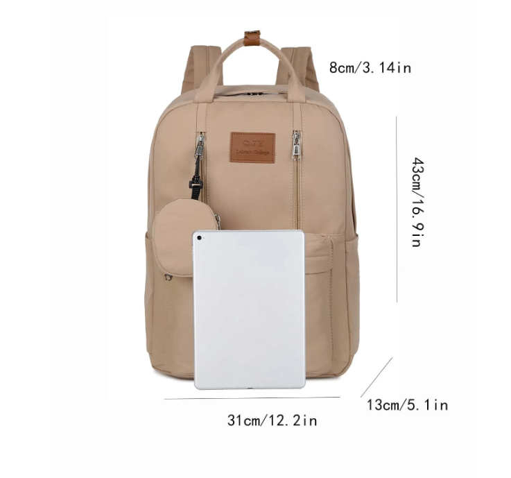 Шкільний рюкзак-сумка College Кавовий (589535095) - фото 3