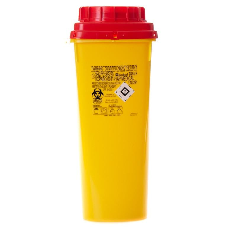 Контейнер для сбора игл и медицинских отходов AP Medical CSH 5 л (00279) - фото 2 Контейнер для сбора игл и медицинских отходов AP Medical CSH 5 л (00279) - фото 2