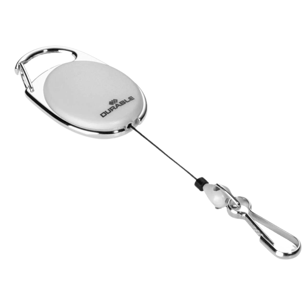 Рулетка для бейджа DURABLE STYLE Серый (1055684029)