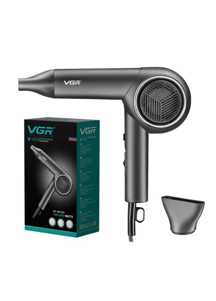 Фен VGR V-420 Чорний (15467940)