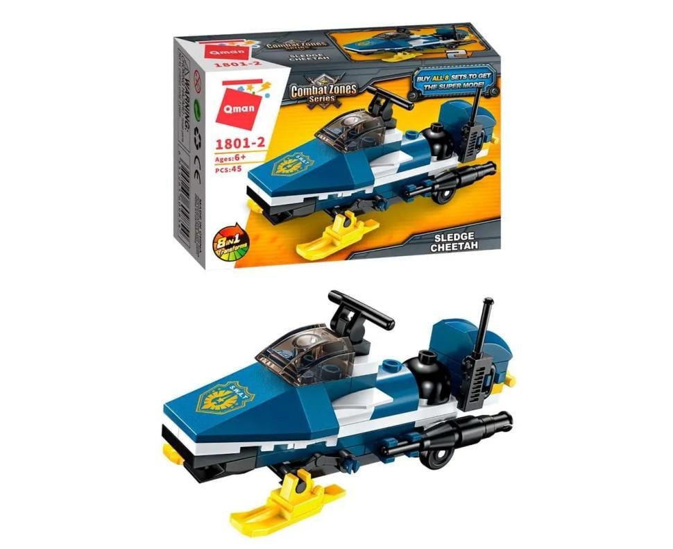 Конструктор Qman 1801-1-8 Снегоход 45-49 деталей (25192s32852) Конструктор Qman 1801-1-8 Снегоход 45-49 деталей (25192s32852)