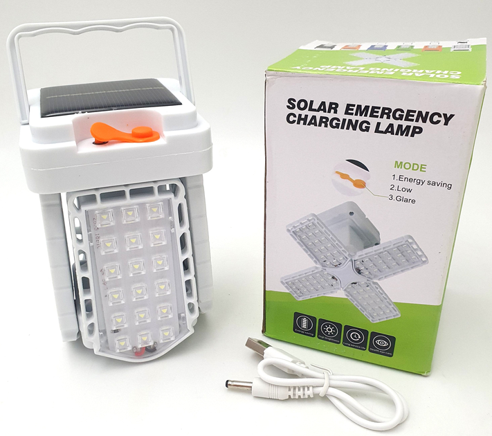 Фонарь для кемпинга с солнечной панелью (Charging Lamp)
