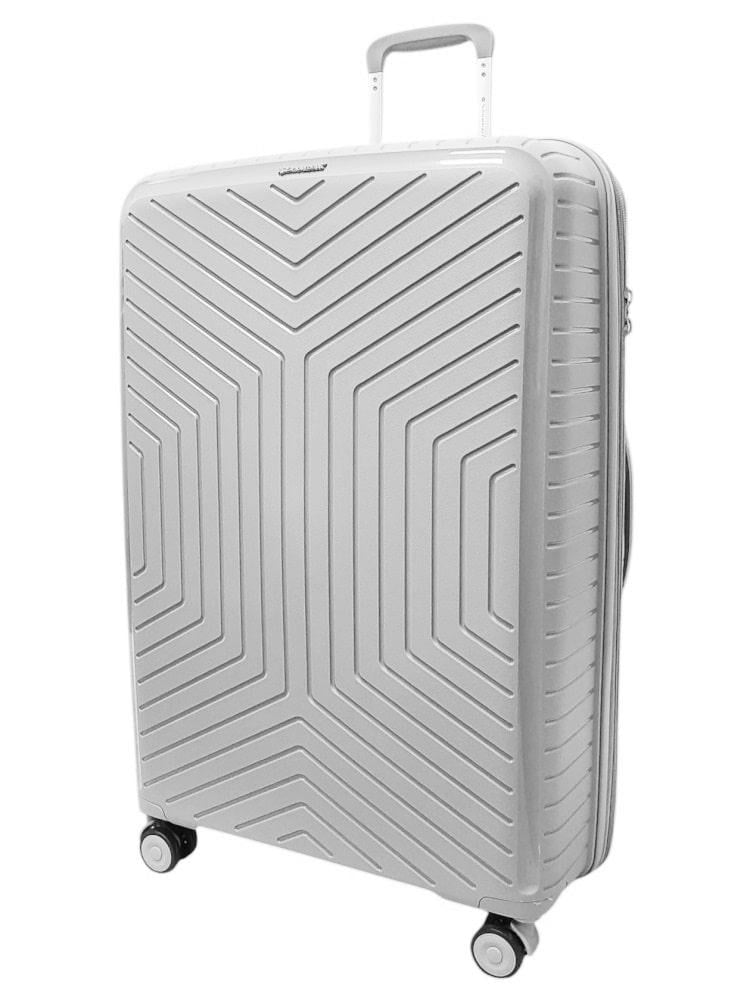 Чемодан Snowball 20103 L Серебряный (31706664)