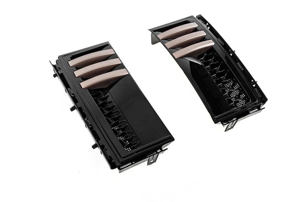 Жабры GBT в стиле V4 2005-2013 для Range Rover III L322 2002-2012 гг. abs-пластик Черный ΩΩ (129834)