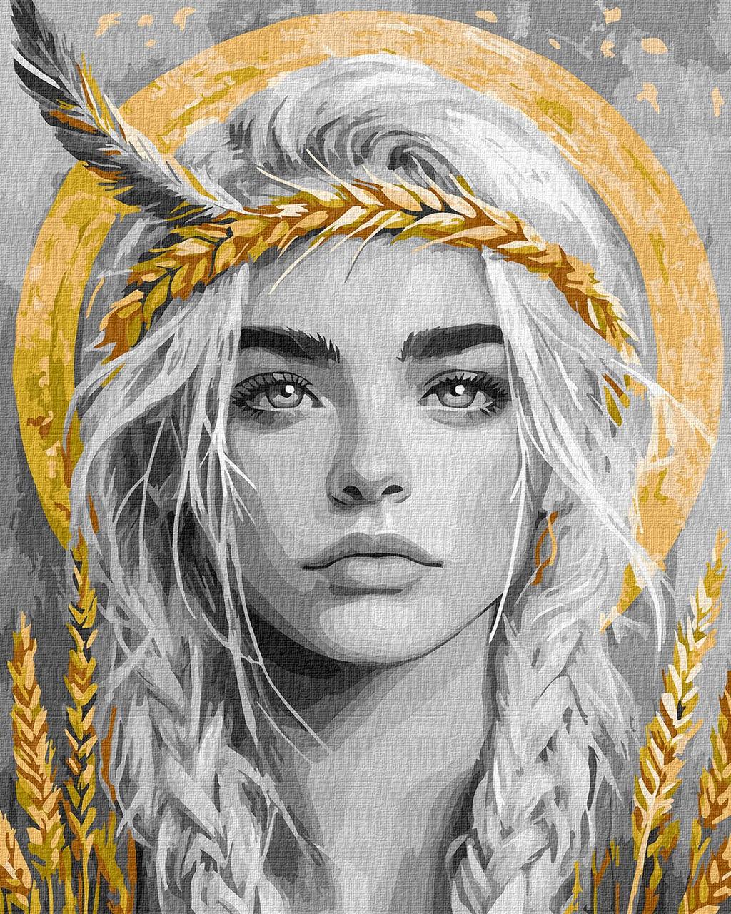 Картина по номерам Ideyka Колоски в волосах 40х50 см (2824290162)