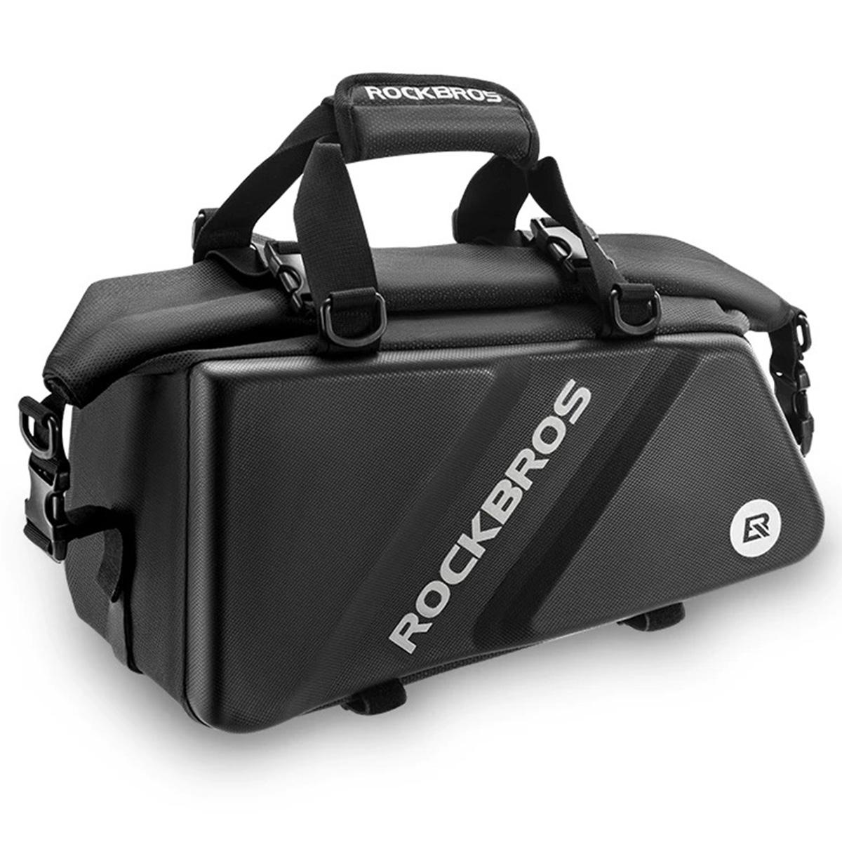 Велосумка на багажник переносная светоотблескивающая ROCKBROS H1409 Черный (RB-H1409-6562)