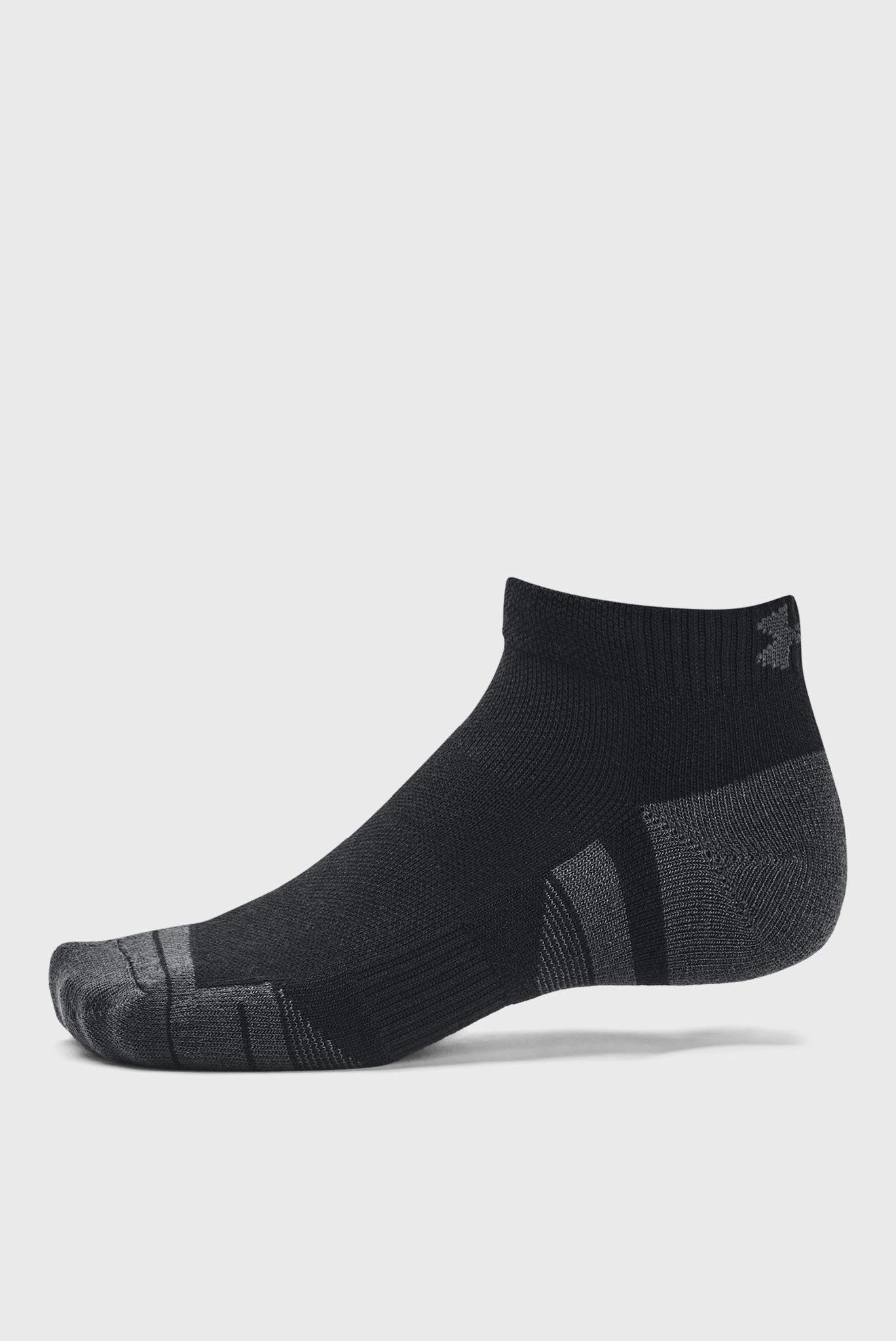 Носки мужские Under Armour Performance Tech 3pk Low M Черный (1379504-001 M) - фото 4