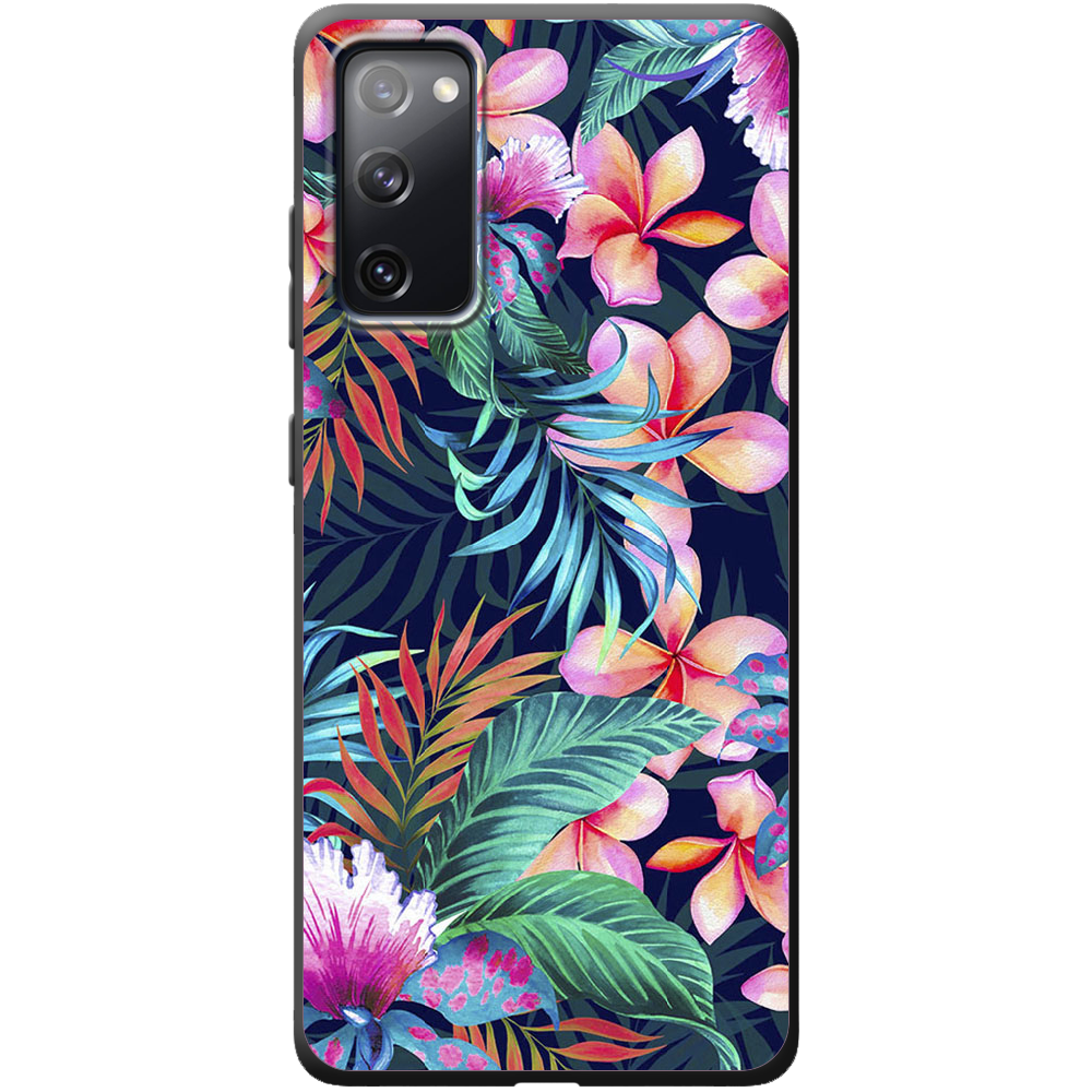 Чохол Boxface Samsung G780 Galaxy S20 FE flowers in the tropics Чорний силікон (41035-up1971-41529)