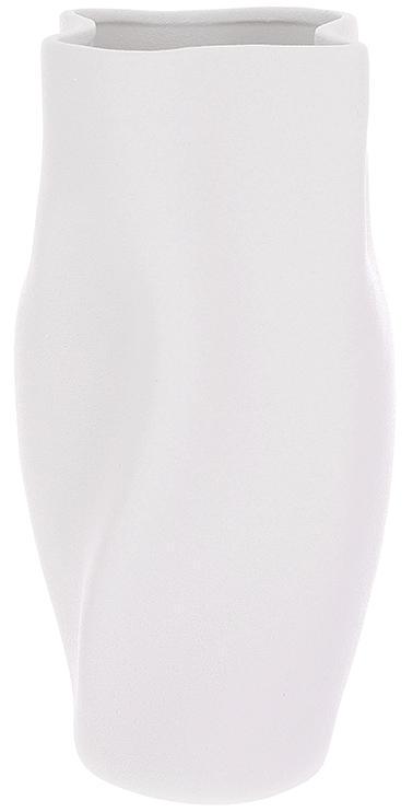 Ваза керамическая Gloria 15х30 см Белый